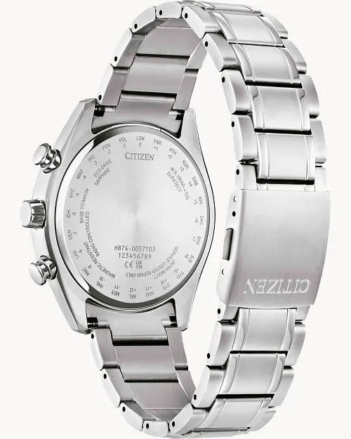 Tsuki-yomi A-T Green Dial Super Titanium Bracelet BY1010-57X | CITIZEN Tsuki-yomi A-T Green Dial Super Titanium Bracelet BY1010-57X | CITIZEN